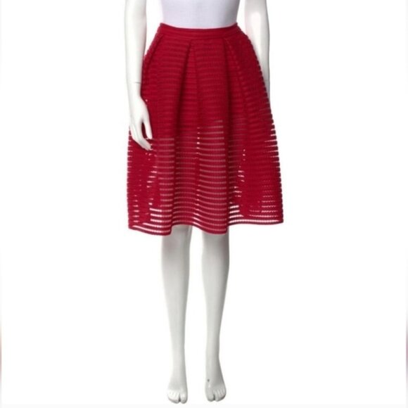 MAJE Red Jam Puffball Skirt Women's Size US XS - Picture 3 of 15